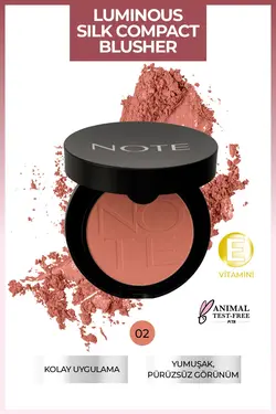 رژگونه  آرایشی بهداشتی نوت Note Cosmetics اورجینال BLSH LUM COMPACT