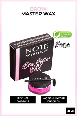 تثبیت کننده ابرو  آرایشی بهداشتی نوت Note Cosmetics اورجینال EBRW MASTER WAX