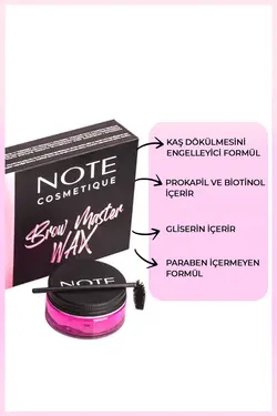 تثبیت کننده ابرو  آرایشی بهداشتی نوت Note Cosmetics اورجینال EBRW MASTER WAX