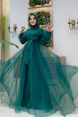 لباس بلند – لباس مجلسی زنانه بیم مد Bym Fashion اورجینال 1846