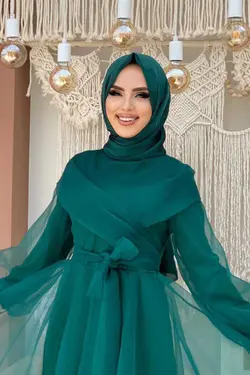 لباس بلند – لباس مجلسی زنانه بیم مد Bym Fashion اورجینال 1846