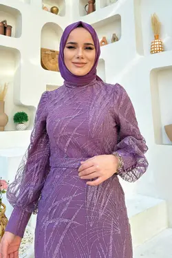 لباس بلند – لباس مجلسی زنانه بیم مد Bym Fashion اورجینال 1139