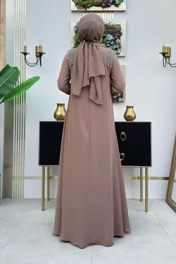 لباس بلند – لباس مجلسی زنانه بیم مد Bym Fashion اورجینال 3876