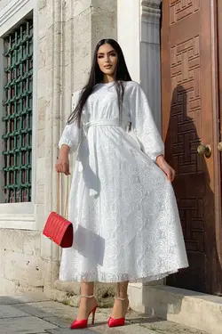 لباس بلند – لباس مجلسی زنانه بیم مد Bym Fashion اورجینال 1927