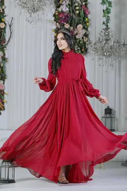 لباس بلند – لباس مجلسی زنانه بیم مد Bym Fashion اورجینال 1025