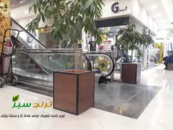 فلاور باکس چوب پلاست مدل درسا