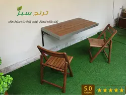 میز تاشو دیواری تراس مدل پاتر