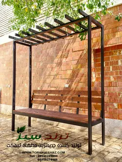 نیمکت با فلاور باکس کد 046