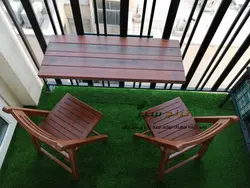 بررسی مشخصات و قیمت خرید میز بالکن تاشو دیواری 100 در 40