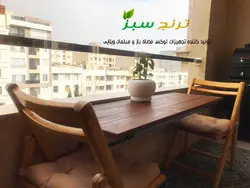 بررسی مشخصات و قیمت خرید میز بالکن تاشو دیواری 100 در 40
