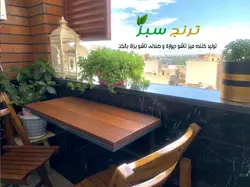 بررسی مشخصات و قیمت خرید میز بالکن تاشو دیواری 100 در 40
