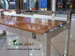 بررسی مشخصات و قیمت خرید نیمکت باغی فلزی کد 027