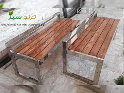 بررسی مشخصات و قیمت خرید نیمکت باغی فلزی کد 027