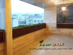 ✅ فلاور باکس نمای ساختمان