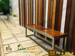 نیمکت باغی آلومینیومی مدل پایا