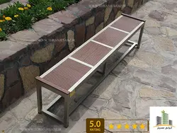 نیمکت باغی آلومینیومی مدل پایا