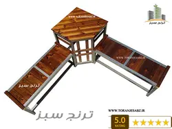 نیمکت باغی آلومینیومی مدل پایا