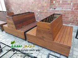بررسی مشخصات و قیمت خرید نیمکت دو طرفه رستورانی با فلاور باکس