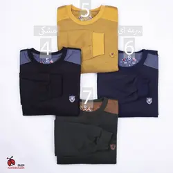 پلیور سرشانه وصله دار مردانه