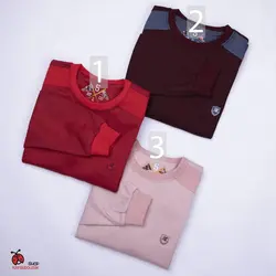 پلیور سرشانه وصله دار مردانه