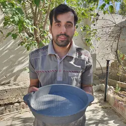 تابه چدن خالص بدون روکش شیمیایی (چدن روسی ماهیتابه ماهی تابه چدنی روس)