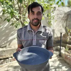 تابه چدن خالص بدون روکش شیمیایی (چدن روسی ماهیتابه ماهی تابه چدنی روس)