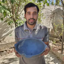 قازن چدن خالص بدون روکش شیمیایی 40 لیتری (چدن روسی پاتیل غازن قابلمه دیگ چدنی)
