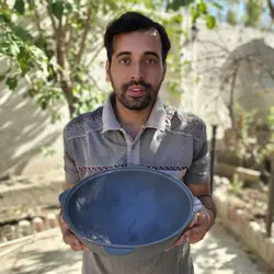قازن چدن خالص بدون روکش شیمیایی 40 لیتری (چدن روسی پاتیل غازن قابلمه دیگ چدنی)
