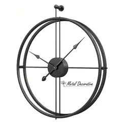 ساعت دیواری فلزی مدرن