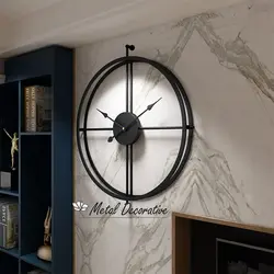 ساعت دیواری فلزی مدرن