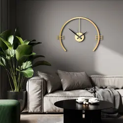 ساعت دیواری فلزی مدرن دایره