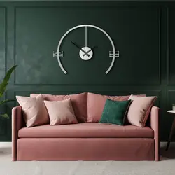 ساعت دیواری فلزی مدرن دایره
