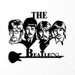 تابلو فلزی دیواری گروه موسیقی Beatles