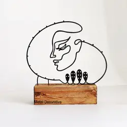 استند لوازم آرایش رومیزی دکوراتیو طرح چهره