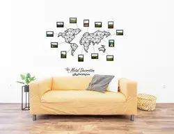تابلو دیواری نقشه جهان
