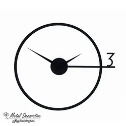 ساعت دیواری فلزی طرح جدید مینیمال