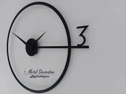 ساعت دیواری فلزی طرح جدید مینیمال