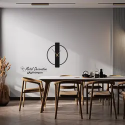 ساعت دیواری فلزی طرح جدید مینیمال