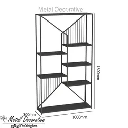 قفسه فلزی ایستاده بزرگ