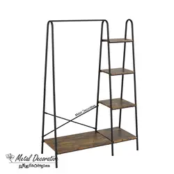 رگال آویز لباس فلزی مشکی