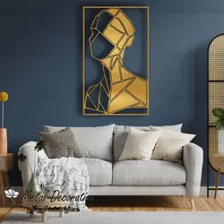 تابلو فلزی دکوراتیو مرد در سایه