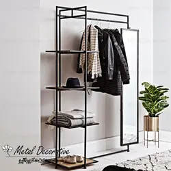 جالباسی و جاکفشی چهارطبقه آینه دار