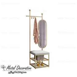 جالباسی و آویز روسری فانتزی شیک با آینه