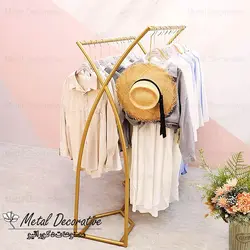 آویز لباس فروشگاهی دو ردیفه