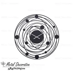 ساعت دیواری خاص طرح منظومه بی صدا