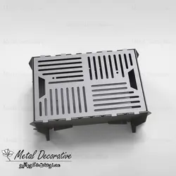 منقل مسافرتی تاشو کباب ذغالی گریل دار با کیف برزنتی