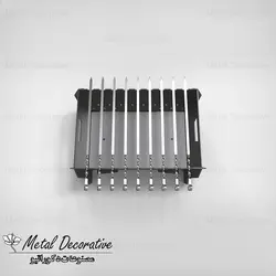 منقل مسافرتی تاشو کباب ذغالی گریل دار با کیف برزنتی