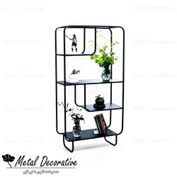 شلف فلزی ایستاده چهار طبقه شیک