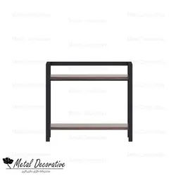 استند مایکروفر یا اسپرسو فلزی دوطبقه مدرن