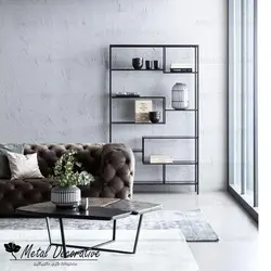 شلف فلزی ایستاده جداکننده پذیرایی شیک